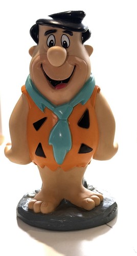 The Flintstones Vinyl Coin Bank Set Fred, Barney, Bam Bam & Dino - photo 3