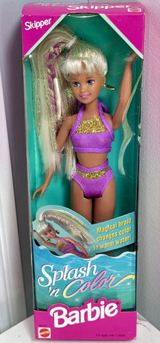 Skipper Doll (Barbie Mattel Splash 'n Color–Vintage 1996)