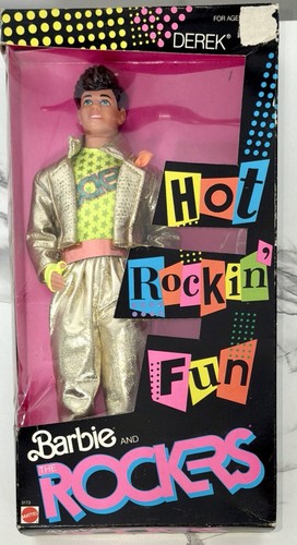 Mattel Barbie and the Rockers Derek Doll Hot Rockin' Fun 1986-NR - photo 5