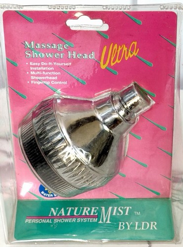 Massage Shower Head Chrome Sealed New Vintage