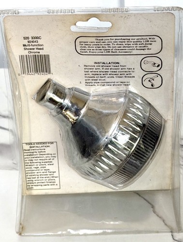 Massage Shower Head Chrome Sealed New Vintage - photo 2