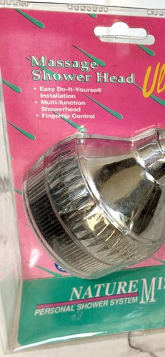 Massage Shower Head Chrome Sealed New Vintage - photo 3