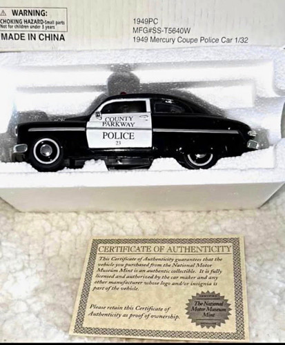 The National Motor Museum Mint 1949 Mercury Coupe Police Car