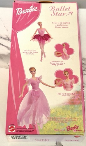 Vintage 2001 Barbie Ballet Star Doll NRFB - photo 3