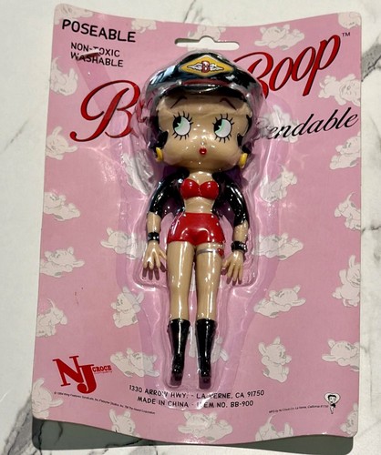 Betty Boop Biker Bendable Action Figure New Sealed BB-900