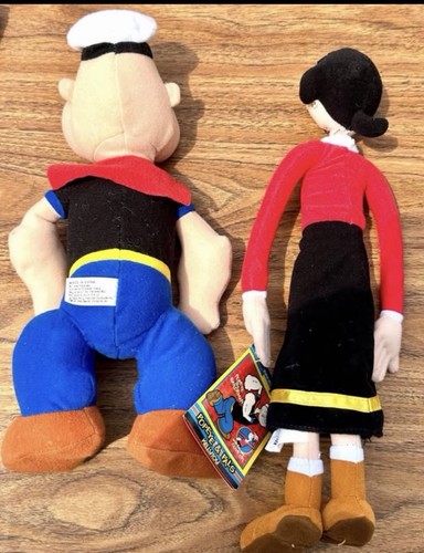 Popeye the Sailor Man & 13” Olive Oil Bendable Plush Toy 15” - photo 3
