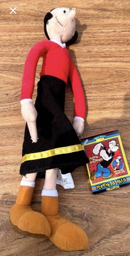 Popeye the Sailor Man & 13” Olive Oil Bendable Plush Toy 15” - photo 4