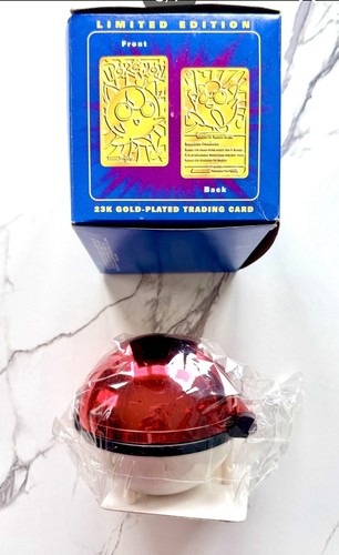 POKEMON 23K GOLD PLATED JIGGLYPUFF CARD 1999 BURGER KING - photo 5