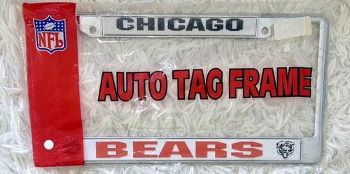 Chicago Bears Chrome License Plate Frame - Brand New NFL - photo 3
