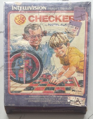 Intellivision Checkers (1979, Mattel Electronics) - Brand New - photo 4