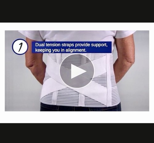 Spine Align Back Brace Size M Adjustable Support Belt - photo 2