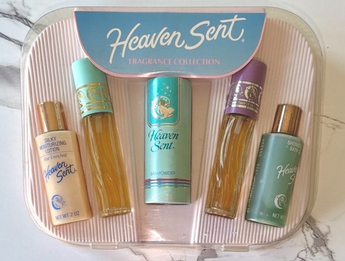 Heaven Sent 5 Piece Fragrance Gift Set Vintage New (NRFP) - photo 2