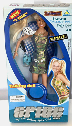 1999 Toymax Spice Girls Talking Baby Spice Doll NRFB