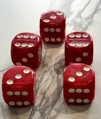 Vintage Las Vegas Casino Red Dice - Set of 5 - photo 5