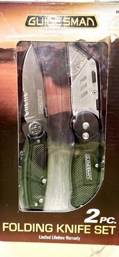 Guidesman 2-Piece Folding & Utility Knife Set - Brand New - photo 4
