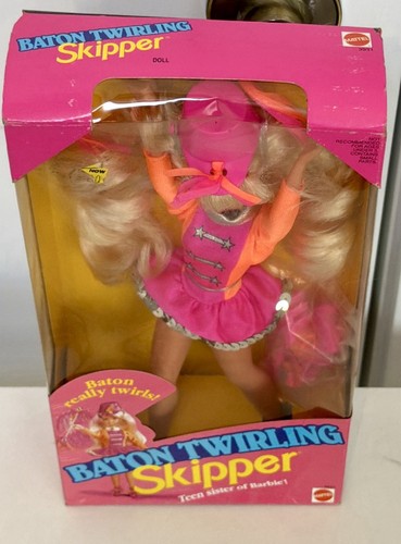 Vintage 1992 Mattel Baton Twirling Skipper Doll #3931 NRFB - photo 2