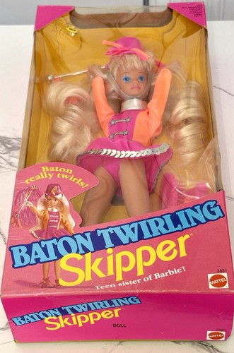 Vintage 1992 Mattel Baton Twirling Skipper Doll #3931 NRFB - photo 3