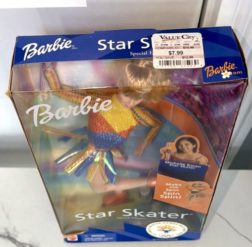 Barbie Star Skater Olympic Winter Games 2002 Michelle Kwan - photo 2