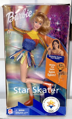 Barbie Star Skater Olympic Winter Games 2002 Michelle Kwan - photo 4