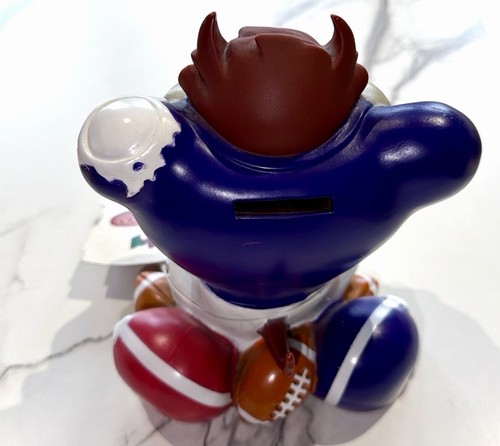 Looney Tunes Tasmanian Devil "Taz" Football Coin Bank 1994 - photo 3