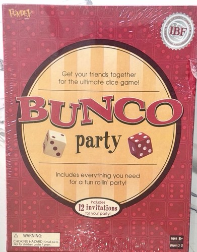 Bunko Party Dice Game - Vintage 2004 - New Sealed