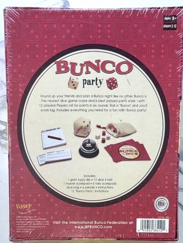 Bunko Party Dice Game - Vintage 2004 - New Sealed - photo 2