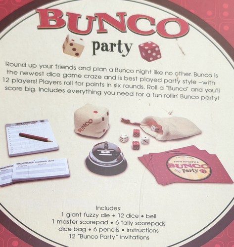 Bunko Party Dice Game - Vintage 2004 - New Sealed - photo 4