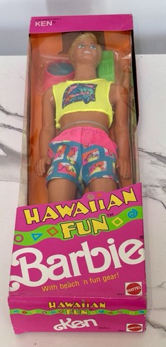 Vintage 1990 Mattel Hawaiian Fun Ken Doll #5941 – NRFB - photo 4