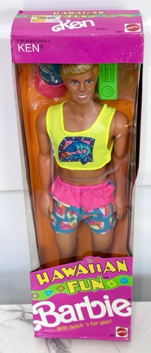 Vintage 1990 Mattel Hawaiian Fun Ken Doll #5941 – NRFB - photo 5