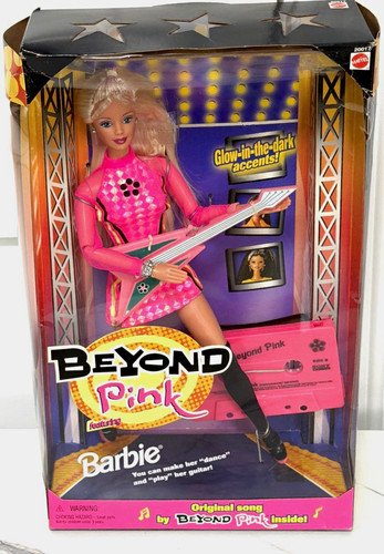 Mattel Beyond Pink Barbie Lead Guitarist Doll Vintage NRFB