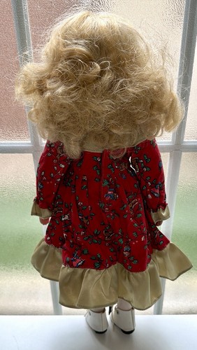 Holiday Porcelain 15” Doll–1990s Collector's Choice Style - photo 2