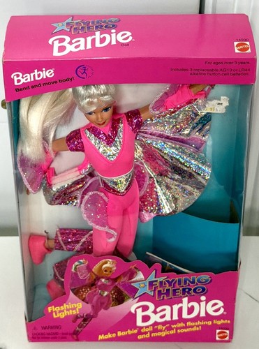 Vintage Mattel Flying Hero Barbie Doll Flashing Lights #14030 - photo 2