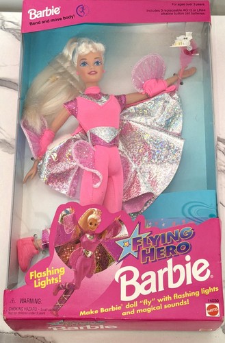 Vintage Mattel Flying Hero Barbie Doll Flashing Lights #14030 - photo 3