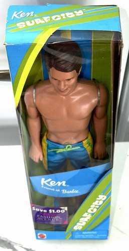Mattel Surf City KEN Doll Friend of Barbie-NIB Vintage 2000 - photo 3