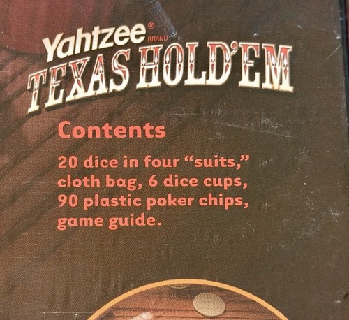 Yahtzee Texas Hold’em Complete Adult Classic Dice Game - photo 5