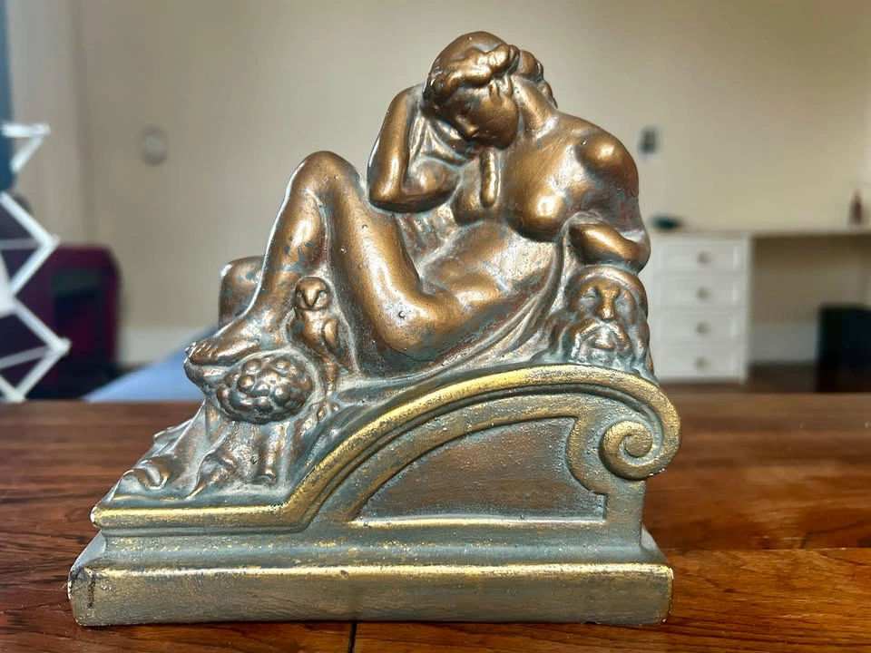 Vintage Michelangelo "Day & Night" Bookends - photo 3