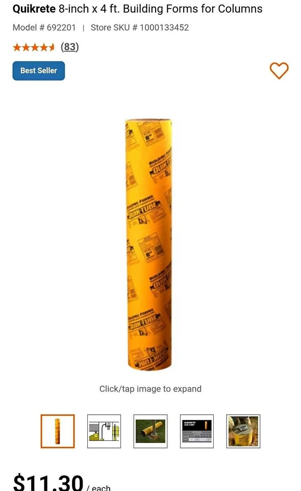 8" sono tube