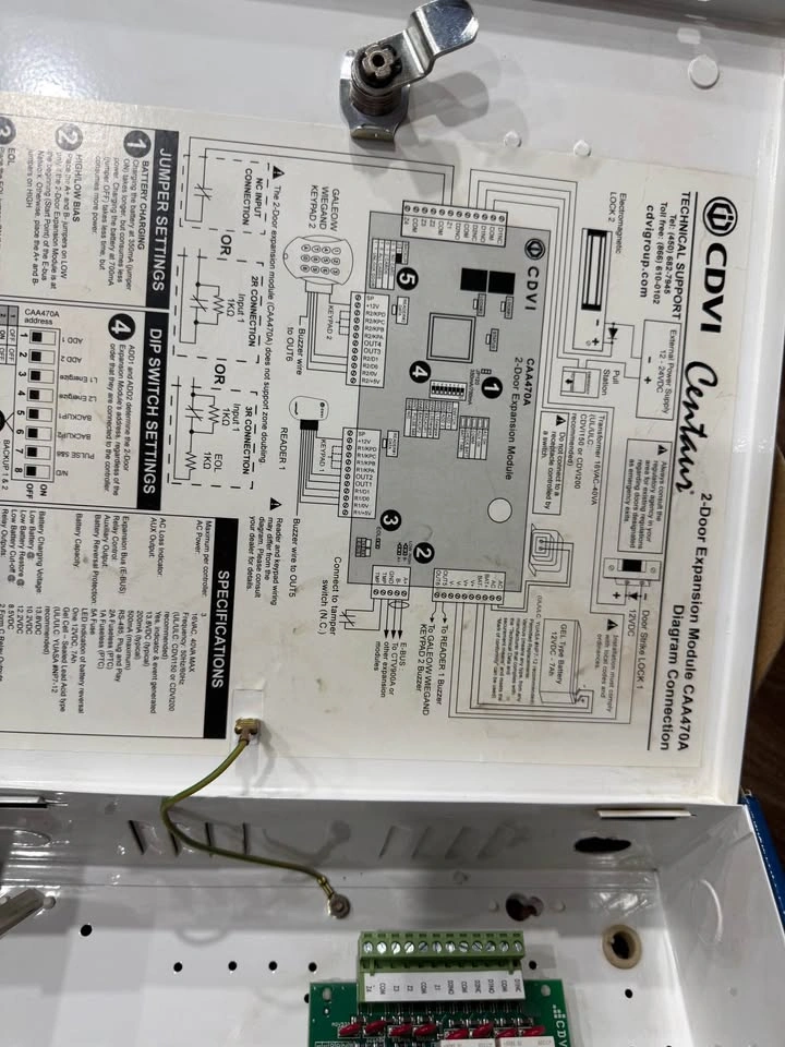 CDVI Centaur Card Access System CTV900A & CAA470A - photo 4