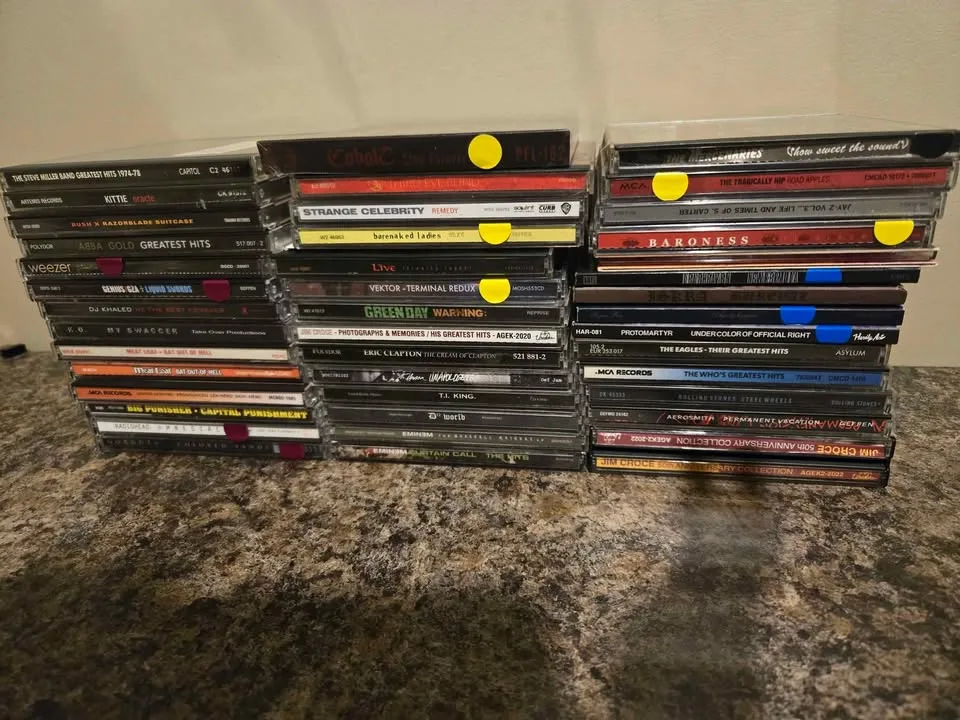 Metal / rock / rap cds image indicator(5)