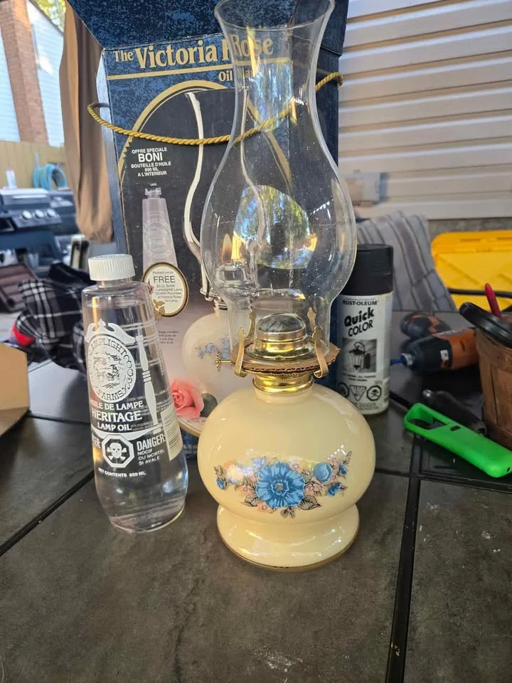 Victoria Rose Oil Lamp image indicator(2)