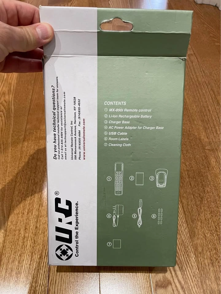 URC MX-890i Remote - photo 3