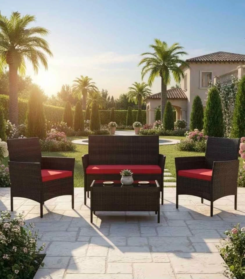 Brand new 4pc patio conversation set. In a box. - photo 4