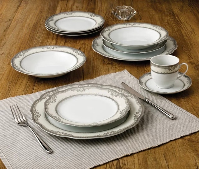 Lorren Home Trends Porcelain China Dinnerware Set - photo 3