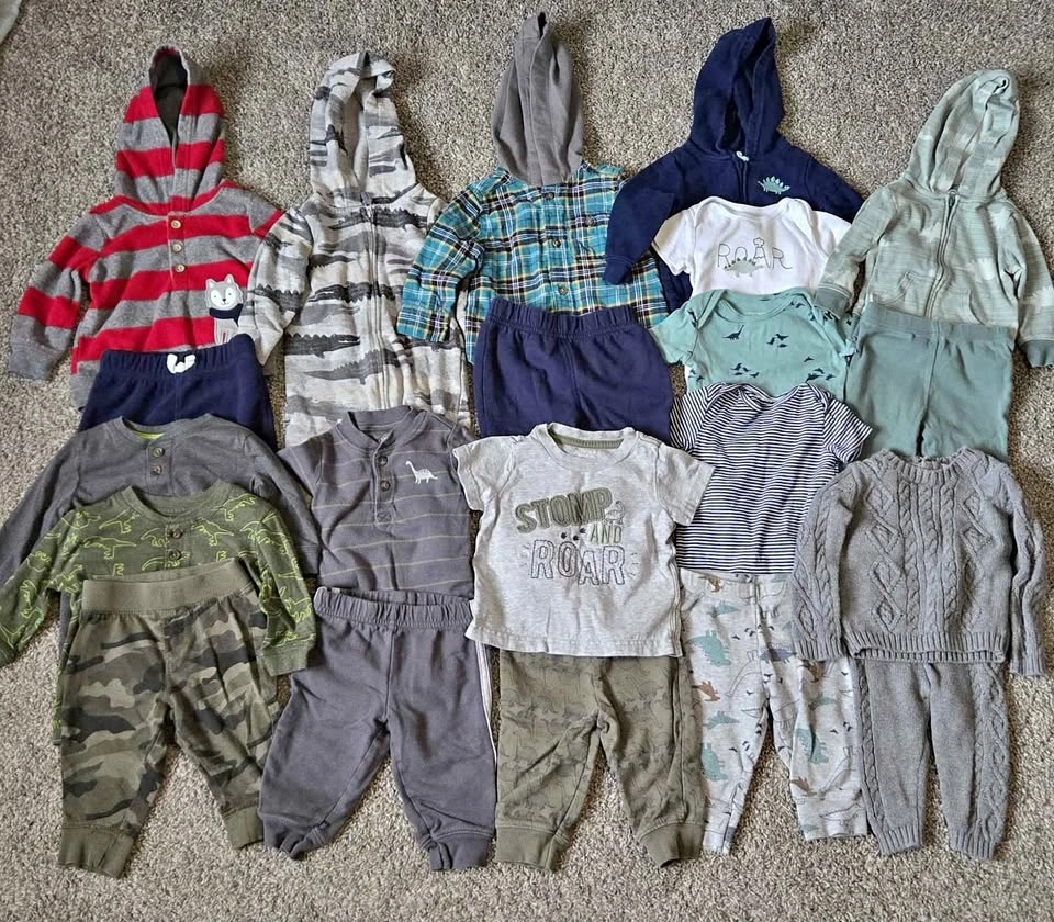 21-Piece Baby Boy Clothing Lot 3-6m