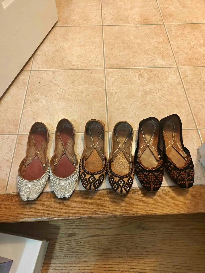 Set of 3 Pairs of Handcrafted Jutti Shoes