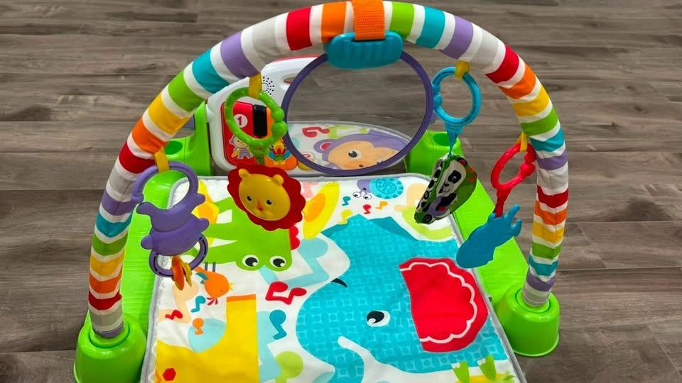 Fisher-Price Kick & Play Piano Gym with Free Rattles - photo 5