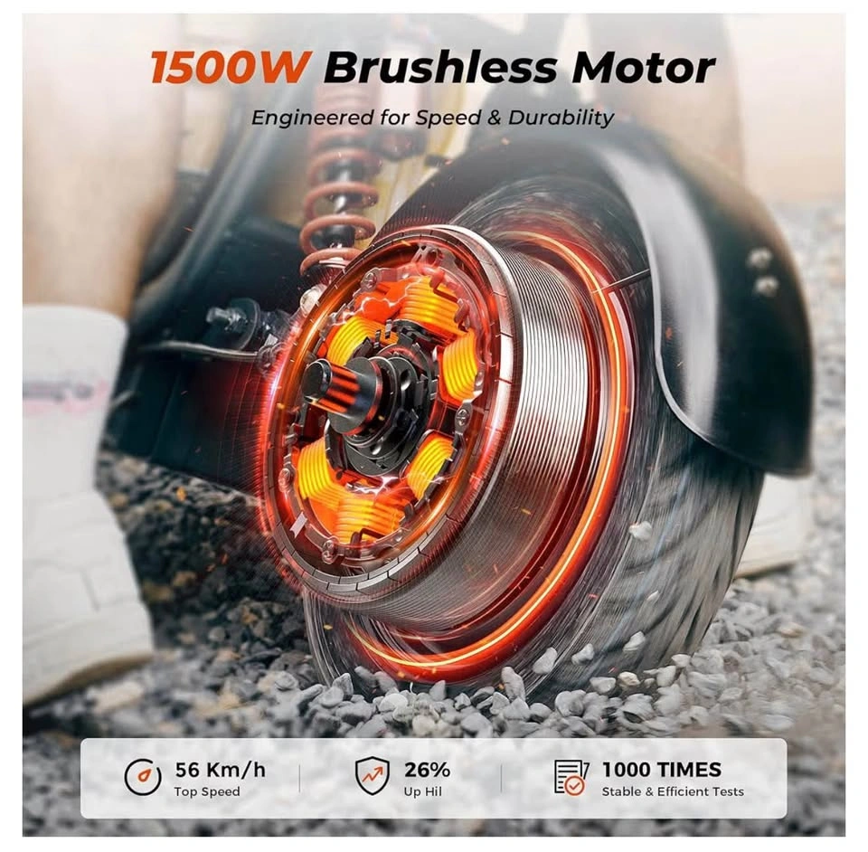 iScooter DX5 1500W Electric Scooter - Brand New - photo 3