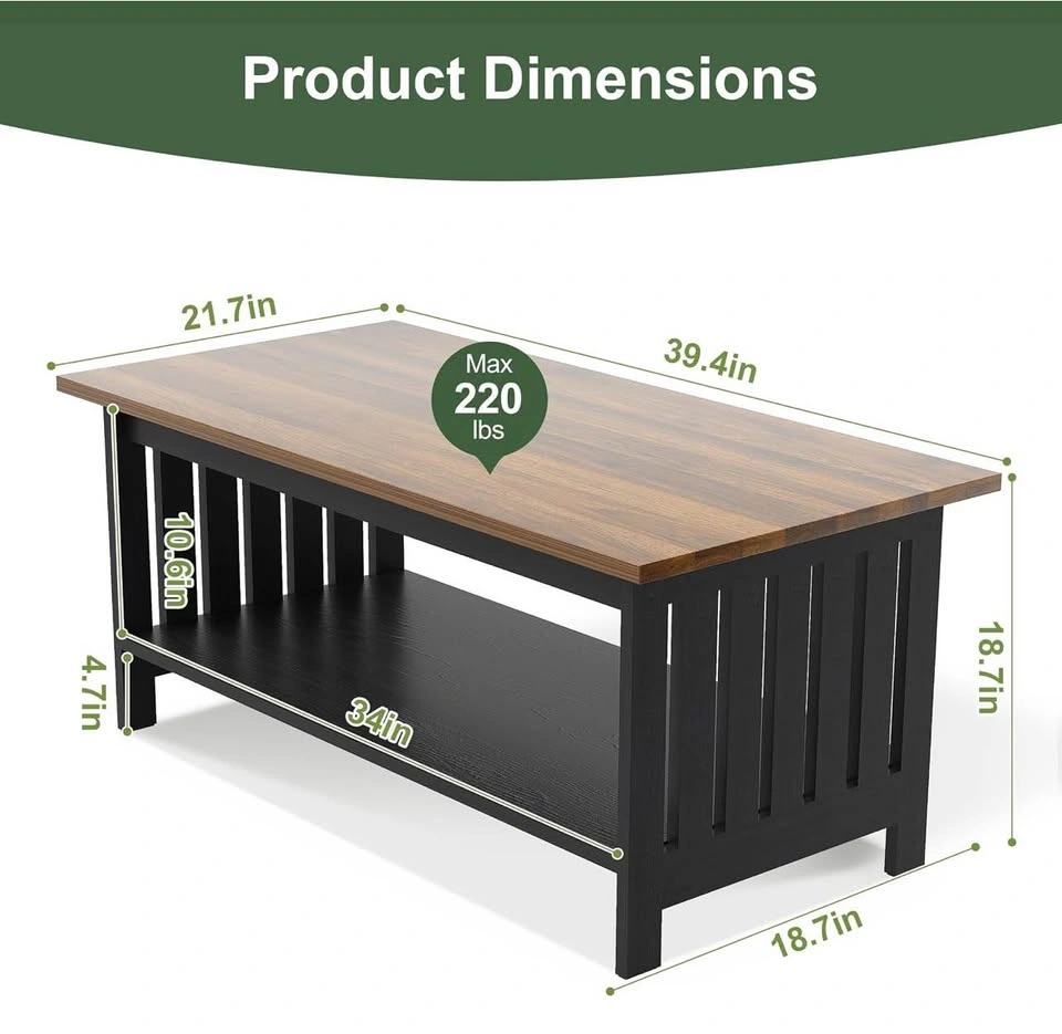 New-Open box Farmhouse Coffee Table - photo 2