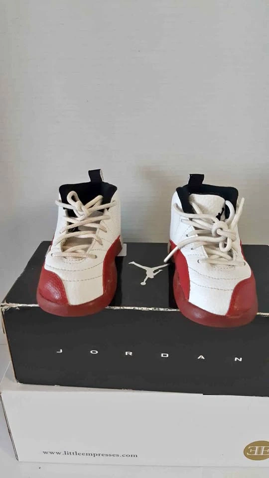 Jordan Air Jordan 12 Retro Cherry Toddler Shoes size 7C