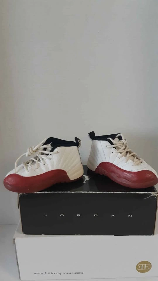 Jordan Air Jordan 12 Retro Cherry Toddler Shoes size 7C - photo 2
